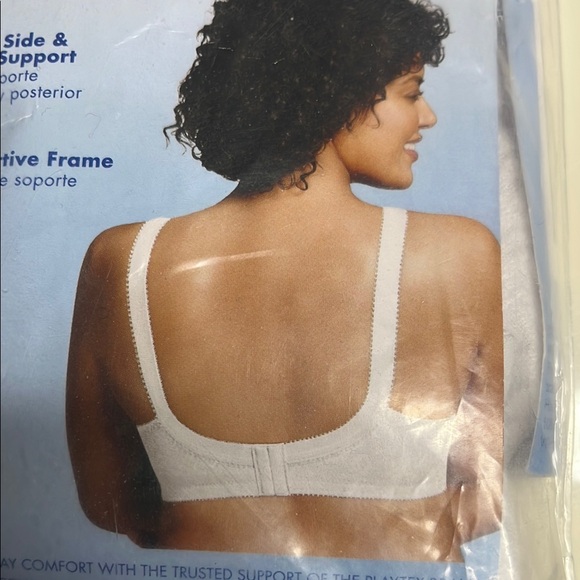 Playtex 18 Hour White Bra nwt sensational support side and back smoothing 4 way - Picture 2 of 5